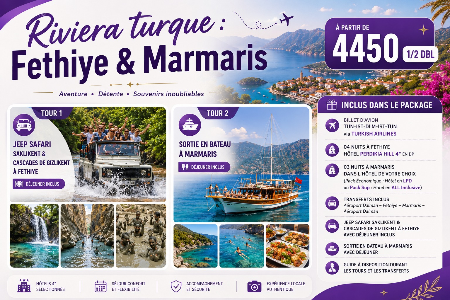 Riviera turque : Fethiye & Marmaris